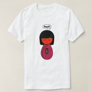 Kokeshi Mädchen Hmph! T-Shirt