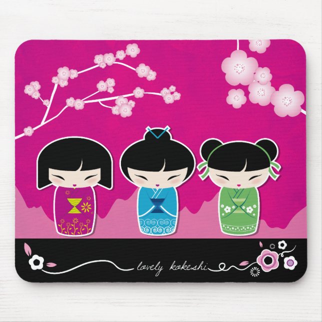 Kokeshi mousepad (Vorne)
