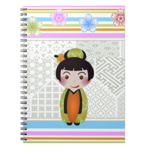 Kokeshi noshi notizblock