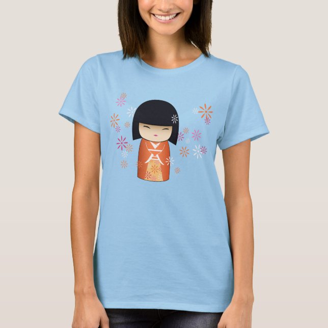 Kokeshi-Puppe - Akemi T-Shirt (Vorderseite)