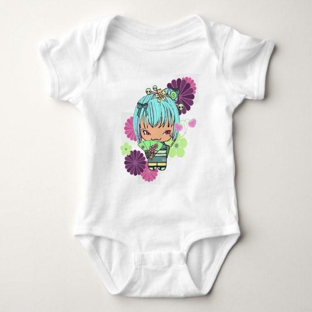 Kokeshi Puppe Miao Shirt (Vorderseite)