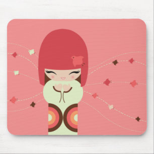 kokeshi Puppe Mousepad