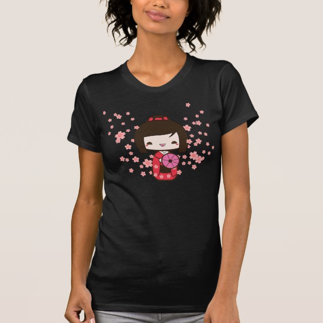 Kokeshi Puppe T-Shirt (Vorderseite)