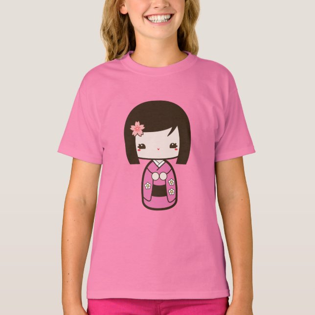 Kokeshi-Puppe T-Shirt (Vorderseite)