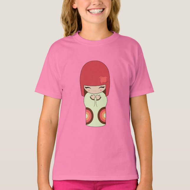 Kokeshi-Puppe T-Shirt (Vorderseite)
