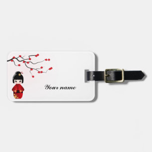 Kokeshi Puppen-Gepäckanhänger Gepäckanhänger