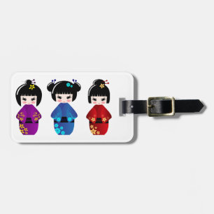 Kokeshi Puppen-Gepäckanhänger Gepäckanhänger