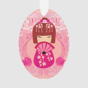 Kokeshi Puppendekoration Ornament