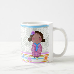 Kokeshi Sakura Tasse