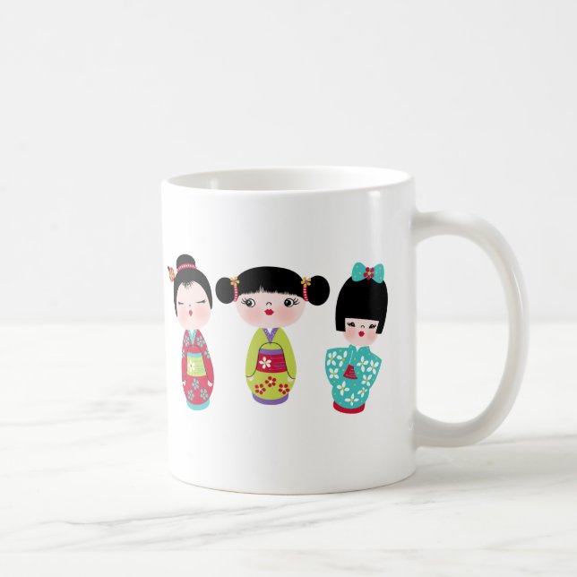 kokeshi Trio Tasse (Rechts)