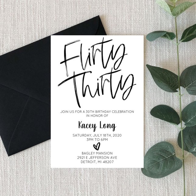 Kokett 30. Geburtstag Einladung (Von Creator hochgeladen)
