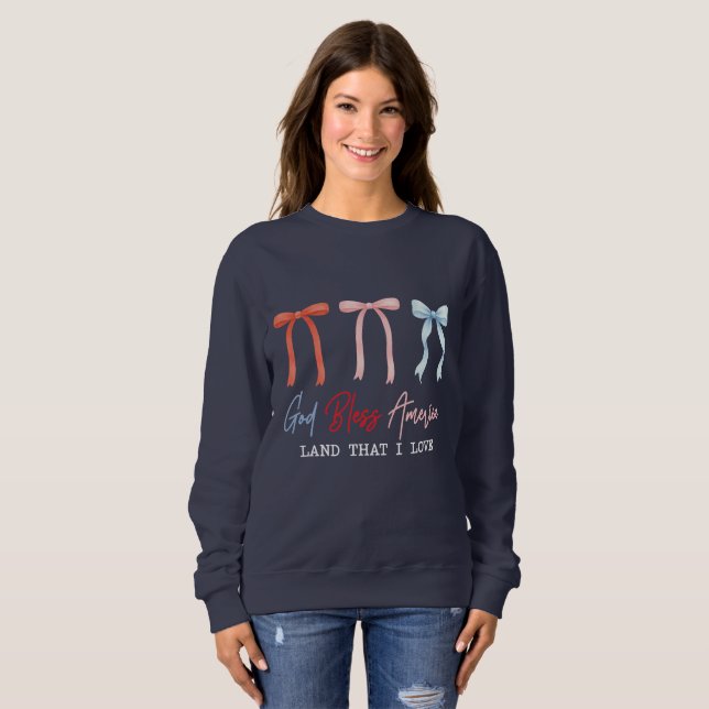 Kokette 4. Juli Sweatshirt (Vorne ganz)