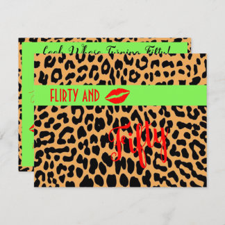 Kokette 50. fünfzigste Geburtstagspartei Einladung