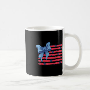 Kokette amerikanische Flagge 4. Juli Patriotische Kaffeetasse