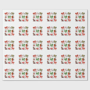 Kokette Bogen Krankenschwester Weihnachten Kranken Geschenkpapier