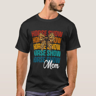 Kokette Bogen Pferdeshow Mama Niedlich Reitsport M T-Shirt