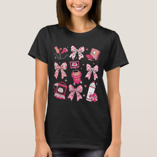 Kokette Bogen Sonograf Valentinstag Ultraschall Te T-Shirt