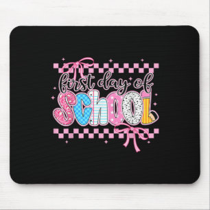 Kokette Einschulung Rückkehr zur Schule Lehrer Mousepad