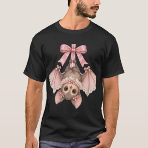 Kokette Fledermaus an einem Band Süßes Pastell-Hal T-Shirt
