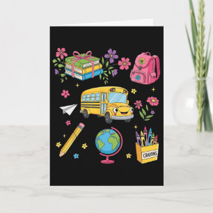 Kokette Florale Einschulung Kindergarten Karte