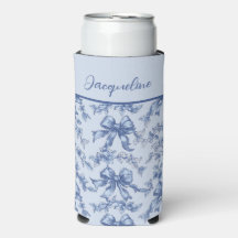 Kokette Französisch Blau Toile Braut Junggesellinn