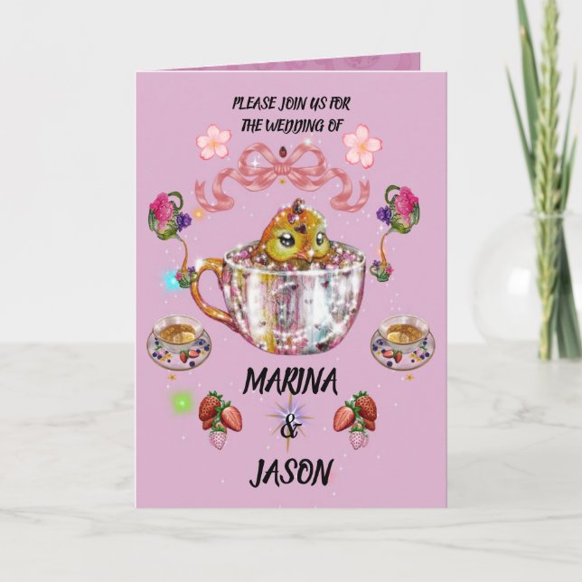 Kokette Karte (Vorderseite)