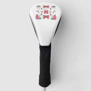 Kokette Krankenschwester mit Schleife, Weihnachts- Golf Headcover