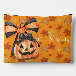 Kokette Kürbis Herbst-/Halloween Süße Zubehörtasche