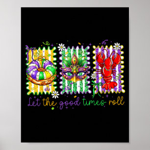 Kokette Mardi Gras Lasst Die Guten Zeiten Rollen F Poster