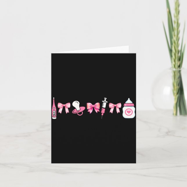 Kokette Mutter Baby Mbu Krankenschwester Stpartum  Karte (Vorderseite)