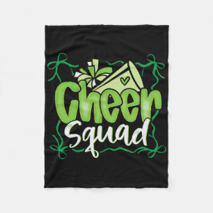 Kokette Pom-Poms-Schleife Cheer-Squad-Match Cheerl Fleecedecke
