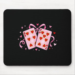 Kokette Preppy 6 7 Valentinstag Paar Herzen Spiele Mousepad