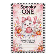 Kokette rosa Geister Grusel EIN Mädchen Halloween 