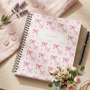 Kokette rosa Schleife Vornehm Weiblich Ästhetik Planer
