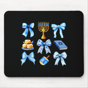 Kokette Schleife Jüdischer Feiertag Chanukka Hanuk Mousepad