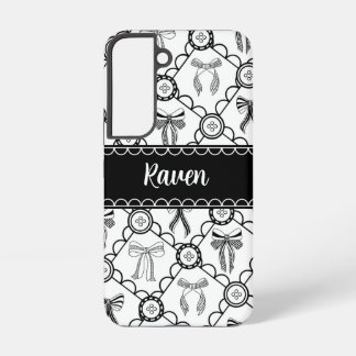 Kokette schwarze Schleife Samsung Galaxy Hülle