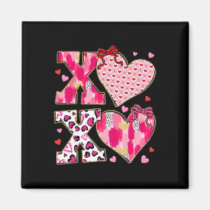 Kokette Valentine Xoxo Lustige Valentine Schleife Magnet