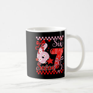Kokette Valentinskarten 67 sechs sieben preppy süß Kaffeetasse