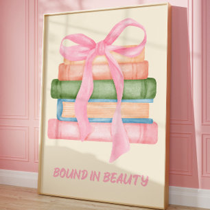 Kokette Wandkunst zum Lesen Poster