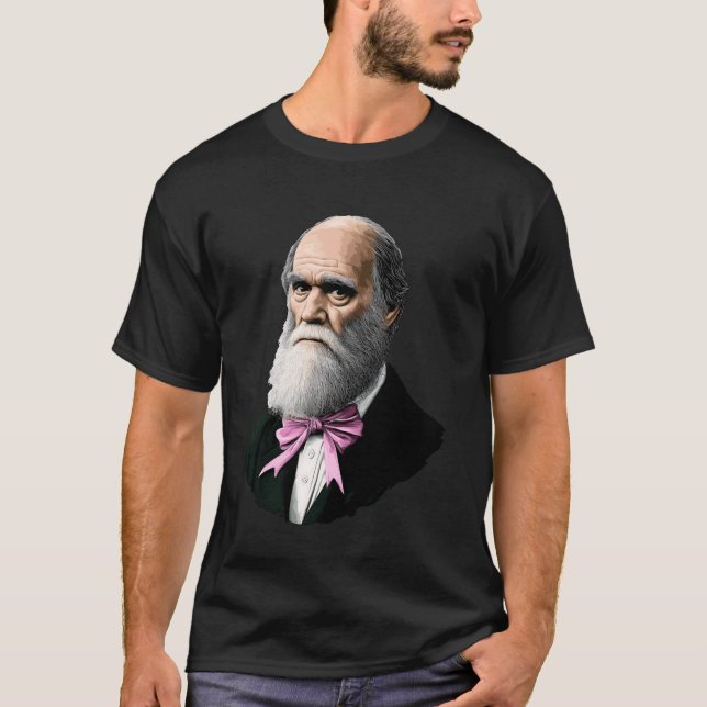 Koketten-Bogen-Charles-Darwin-Evolutionstheorie-Mä T-Shirt (Vorderseite)