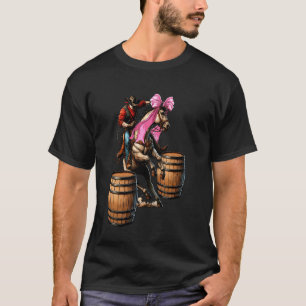 Koketten-Bogen-Fass-Rennfahrer-Fassrennen-Rodeo-Ma T-Shirt