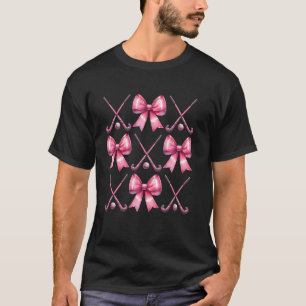 Koketten-Bogen-Feldhockey-Schläger-Ball-Muttertag T-Shirt