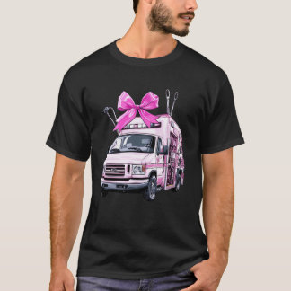 Koketten-Bogen-Krankenwagenfahrer Ersthelfer Param T-Shirt