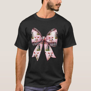 Koketten-Bogen-Kuh-Bauer-Milch-Milchbauer-Landwirt T-Shirt