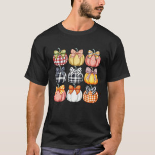 Koketten Bogen Kürbis Saison Herbst Herbstlaub Tha T-Shirt