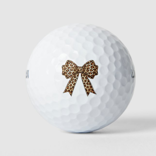 Koketten-Bogen-Leoparden-Gepard-Sublimation Golfball (Vorderseite)
