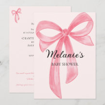 Koketten-Bogen Rosa Baby Shower