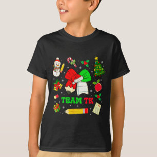 Koketten-Bogen-Team-Tk-Weihnachten-Übergangs-Kinde T-Shirt