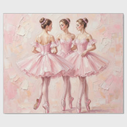 Koketten-Rosa-Ballerina-Geburtstag || Geschenkpapi Geschenkpapier