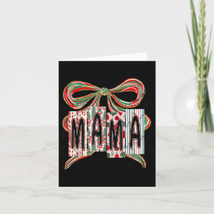Koketten-Schleife-Frohe-Weihnachten-Mama-Oma-Weihn Karte